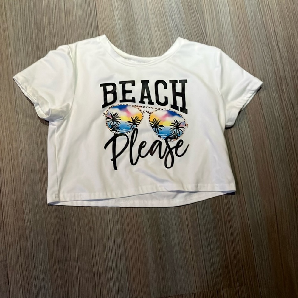 SHEIN White Short Sleeve Tees Casual Collection